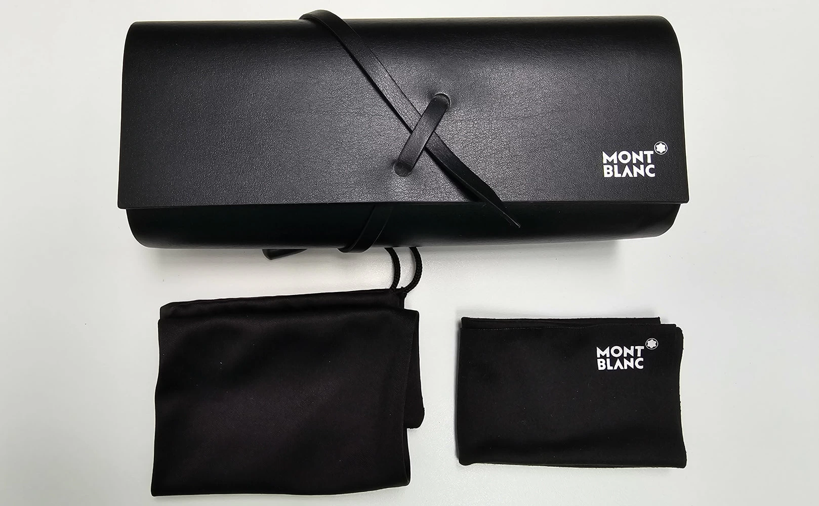 Black Metal Round Teardrop Mont Blanc Sunglasses - Image 4