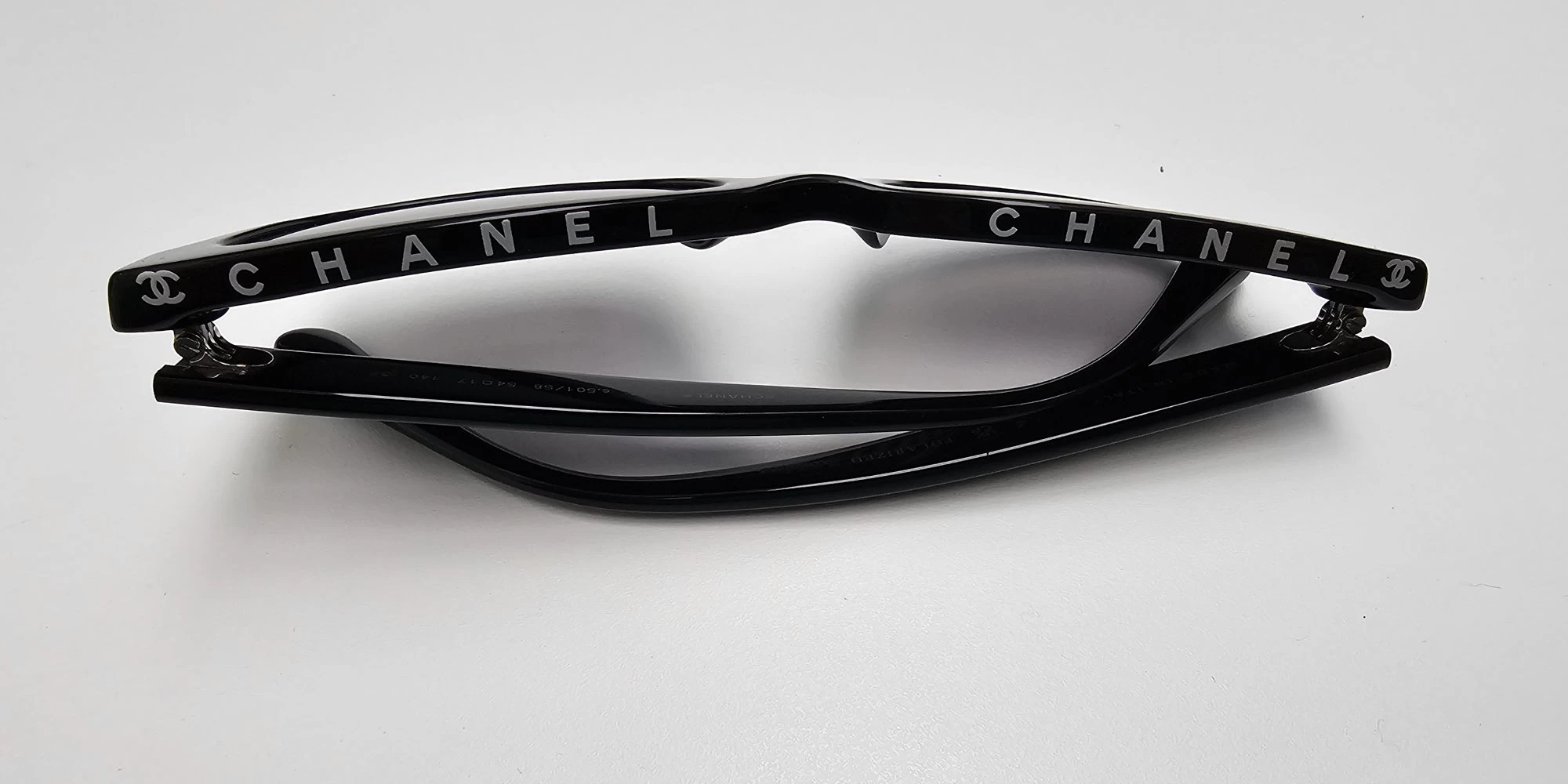 Black Square Chanel Polarised Sunglasses - Image 4