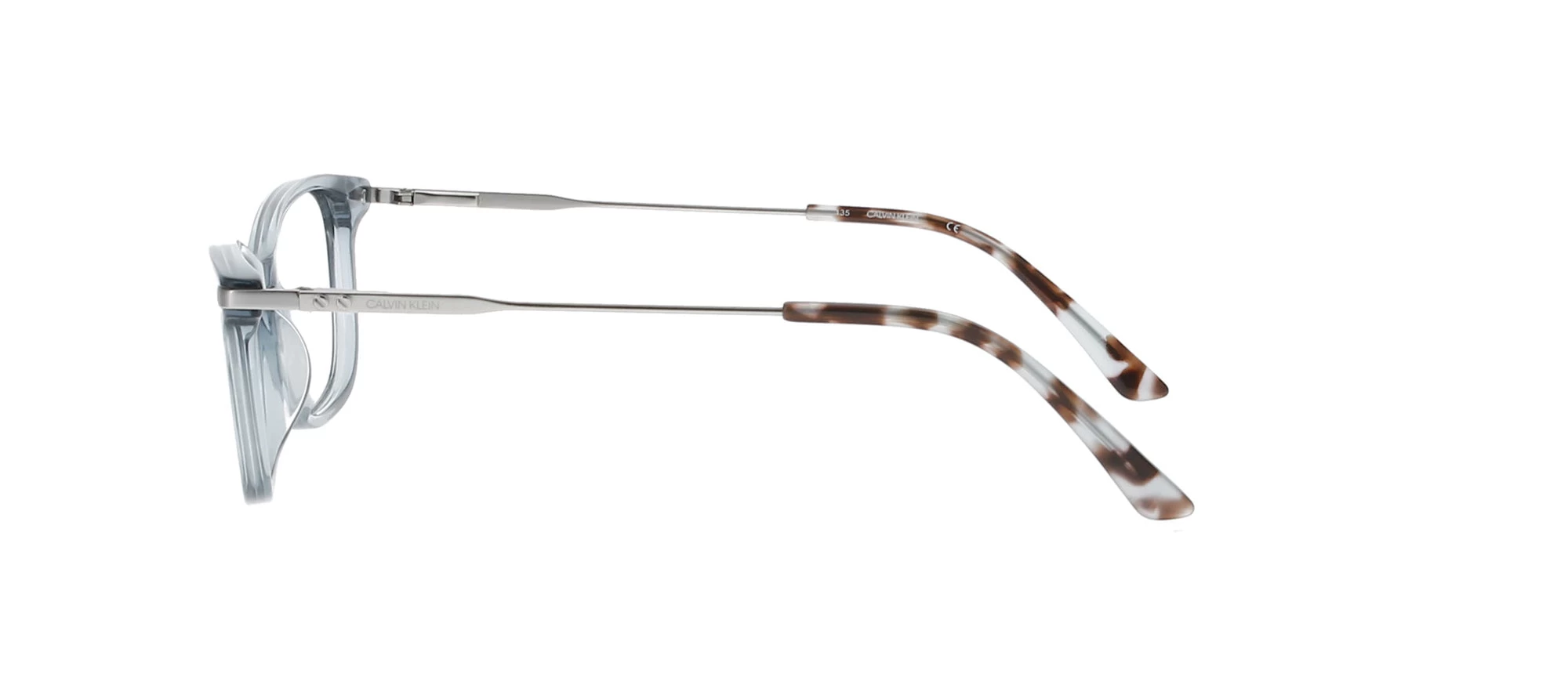 Preloved Transparent Blue Calvin Klein Frame - Image 3