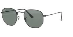 Black Polarised Hexagonal Rayban Sunglasses